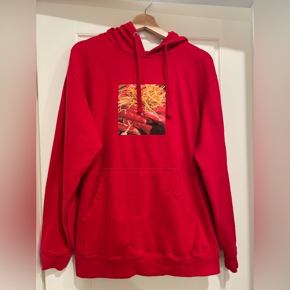 Anti Social Social Club Red Hoodie - Picture 1 of 2